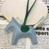 187 Factory Rodeo Charms Images No.83 Blue Lin / Craie Lambskin
