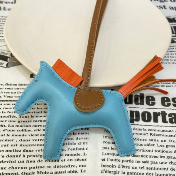 187 Factory Rodeo Charms Price No.77 Blue Atoll / Feu Orange Lambskin
