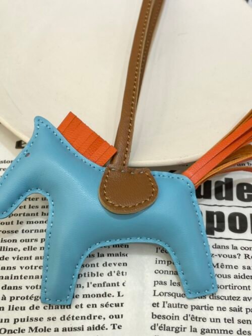 187 Factory Rodeo Charms Price No.77 Blue Atoll / Feu Orange Lambskin