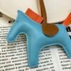 187 Factory Rodeo Charms Price No.77 Blue Atoll / Feu Orange Lambskin