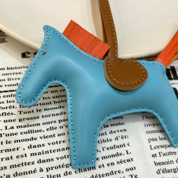 187 Factory Rodeo Charms Price No.77 Blue Atoll / Feu Orange Lambskin