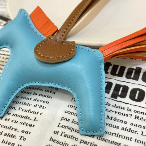 187 Factory Rodeo Charms Price No.77 Blue Atoll / Feu Orange Lambskin