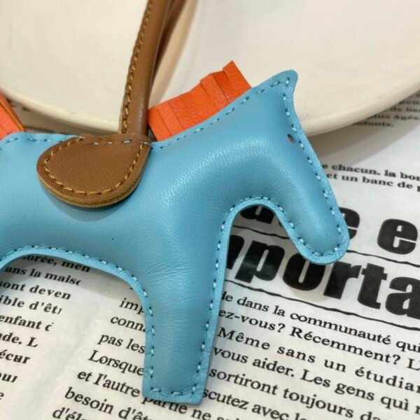 187 Factory Rodeo Charms Price No.77 Blue Atoll / Feu Orange Lambskin