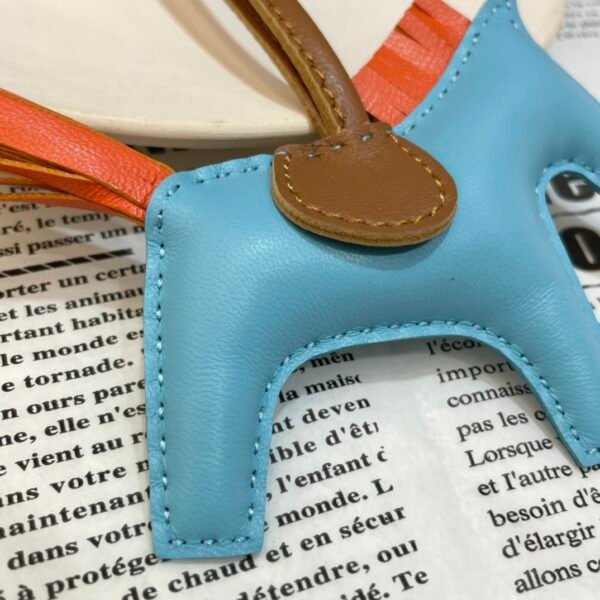 187 Factory Rodeo Charms Price No.77 Blue Atoll / Feu Orange Lambskin