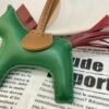 USA New York 187 Factory Rodeo Bag Charms Lambskin Vert Vertigo / Rouge H No.72