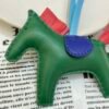 Handmade 187 Factory No.71 Vert Vertigo / Rouge Casaque Lambskin Rodeo Bag Charms