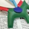 Handmade 187 Factory No.71 Vert Vertigo / Rouge Casaque Lambskin Rodeo Bag Charms
