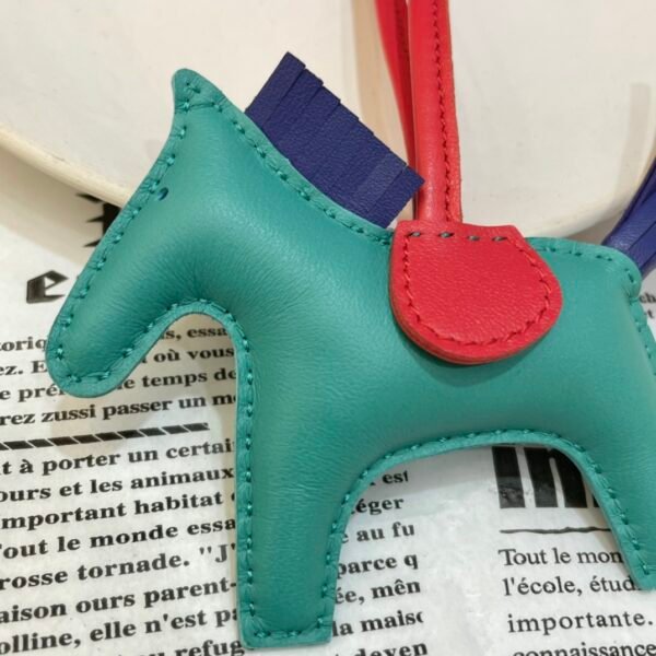 187 Factory Rodeo Charms Price No.66 Lambskin Vert Verone / Blue Electric B