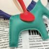 187 Factory Rodeo Charms Price No.66 Lambskin Vert Verone / Blue Electric B