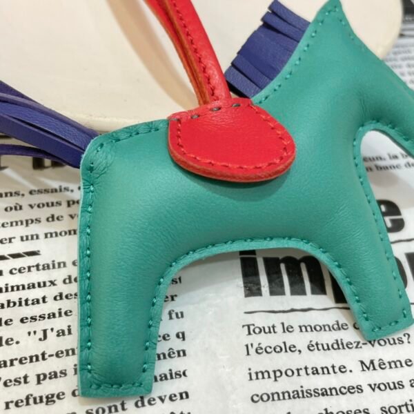 187 Factory Rodeo Charms Price No.66 Lambskin Vert Verone / Blue Electric B
