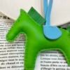 Full Handmade 187 Factory Rodeo Bag Charms No.63 Lambskin Vert Criquet / Vert Bambou