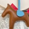 187 Factory No.61 Gold / Rouge Casaque Lambskin Rodeo Bag Charms