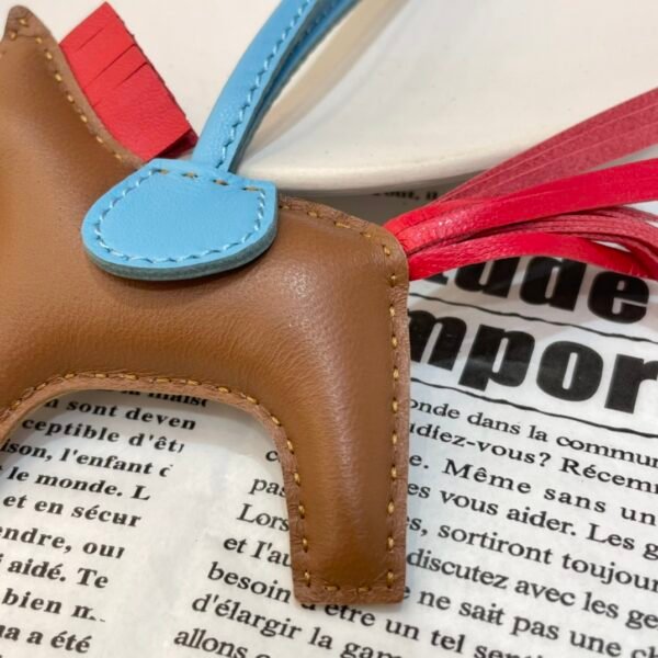 187 Factory No.61 Gold / Rouge Casaque Lambskin Rodeo Bag Charms