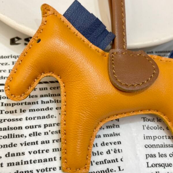 Full Handmade 187 Factory Rodeo Bag Charms Jaune D’or / Deep Blue B No.56
