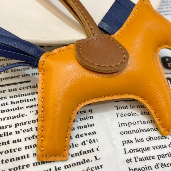 Full Handmade 187 Factory Rodeo Bag Charms Jaune D’or / Deep Blue B No.56