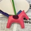 187 Factory Rodeo Bag Charms No.46 Lambskin Rose Azalee / Blue Electric B