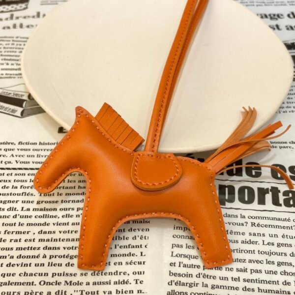 Fulll Handmade 187 Factory Orange Lambskin Rodeo Bag Charms No.43