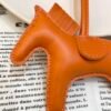 Fulll Handmade 187 Factory Orange Lambskin Rodeo Bag Charms No.43