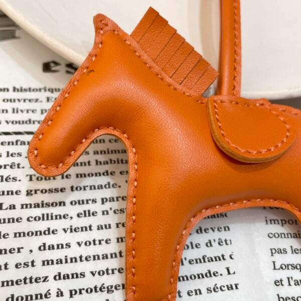 Fulll Handmade 187 Factory Orange Lambskin Rodeo Bag Charms No.43