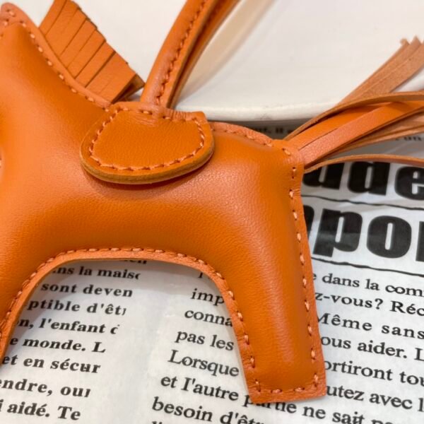 Fulll Handmade 187 Factory Orange Lambskin Rodeo Bag Charms No.43