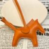 Fulll Handmade 187 Factory Orange Lambskin Rodeo Bag Charms No.43