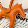 Fulll Handmade 187 Factory Orange Lambskin Rodeo Bag Charms No.43