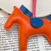 187 Factory Rodeo Charms Images Lambskin Feu Orange / Blue Azteque No.40