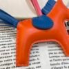 187 Factory Rodeo Charms Images Lambskin Feu Orange / Blue Azteque No.40
