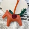 USA Washington 187 Factory Rodeo Bag Charms Lambskin Crevette / Vert Emeraude No.39