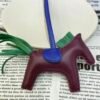 USA New York 187 Factory Rodeo Bag Charms Lambskin Violet / Vert Vertigo No.26