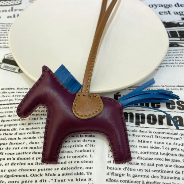 187 Factory Rodeo Charms Images Lambskin Violet / Blue Azteque No.25