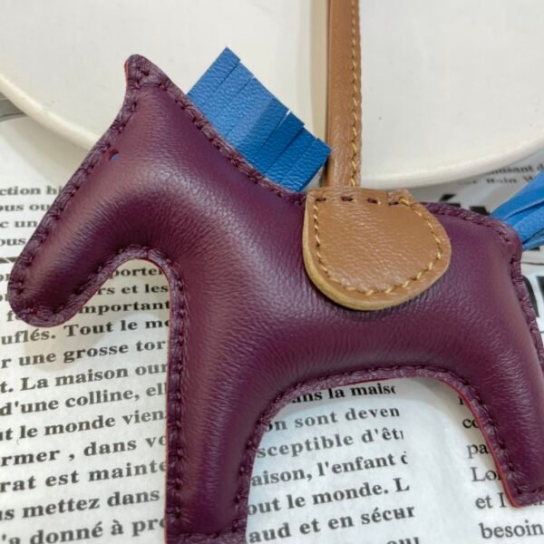 187 Factory Rodeo Charms Images Lambskin Violet / Blue Azteque No.25