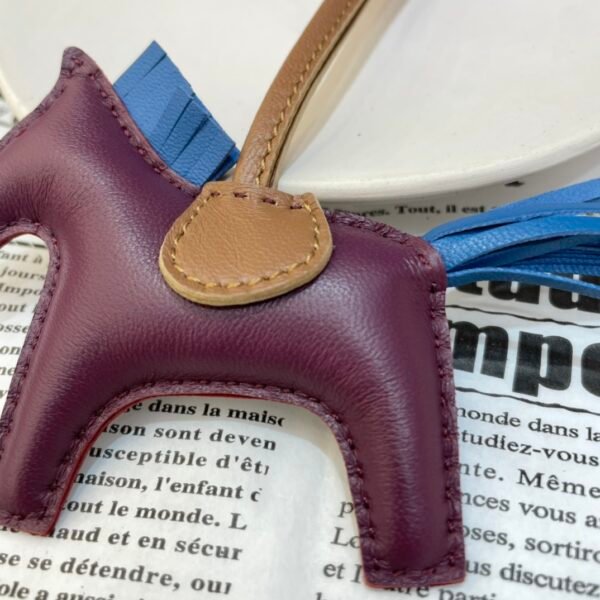 187 Factory Rodeo Charms Images Lambskin Violet / Blue Azteque No.25