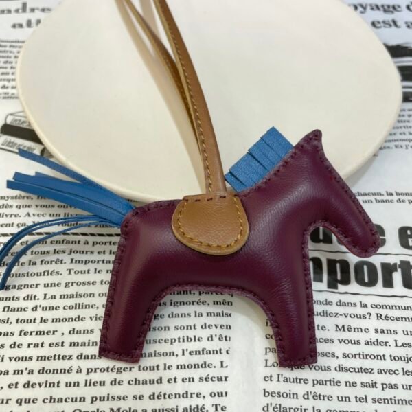 187 Factory Rodeo Charms Images Lambskin Violet / Blue Azteque No.25