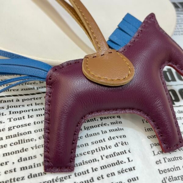 187 Factory Rodeo Charms Images Lambskin Violet / Blue Azteque No.25