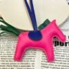 187 Factory Rodeo Bag Charms Rose Shocking / Vert Emeraude No.24