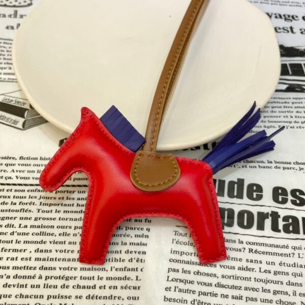 187 Factory Rodeo Bag Charms Rouge Casaue / Blue Electric Lambskin No.19