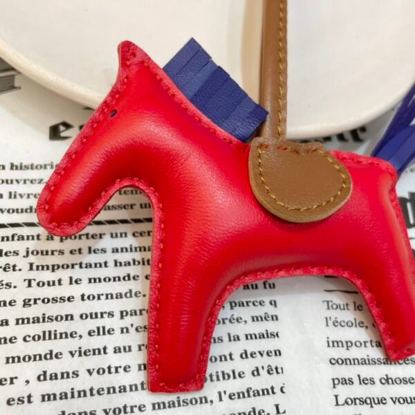 187 Factory Rodeo Bag Charms Rouge Casaue / Blue Electric Lambskin No.19