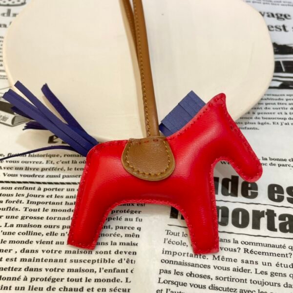 187 Factory Rodeo Bag Charms Rouge Casaue / Blue Electric Lambskin No.19