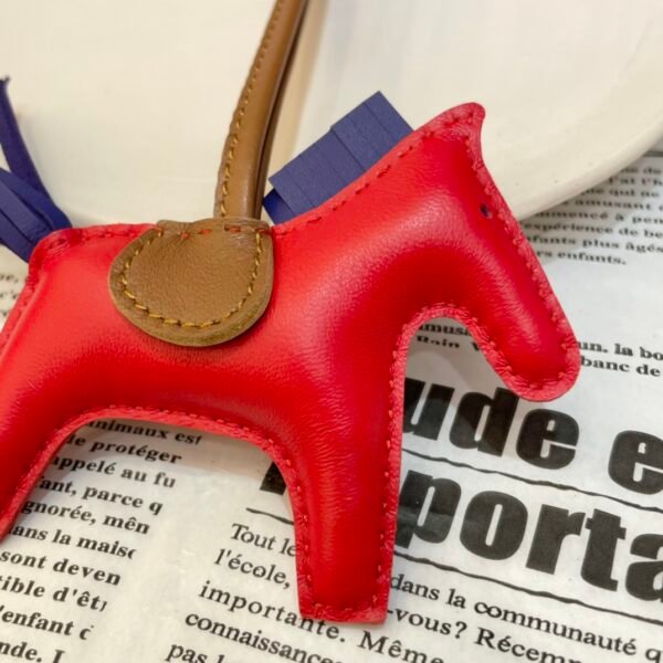 187 Factory Rodeo Bag Charms Rouge Casaue / Blue Electric Lambskin No.19