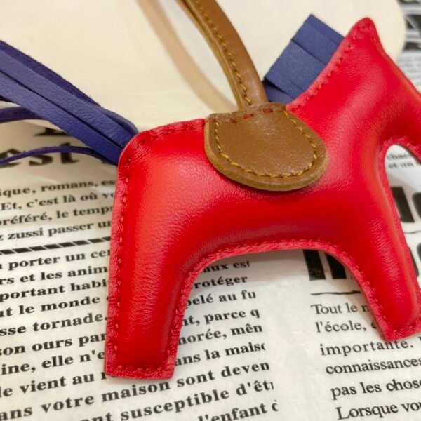187 Factory Rodeo Bag Charms Rouge Casaue / Blue Electric Lambskin No.19