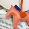 Saudi Arabia Riyadh 187 Factory Rodeo Charms Lambskin Flamingo / Blue Electric No.18