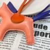 Saudi Arabia Riyadh 187 Factory Rodeo Charms Lambskin Flamingo / Blue Electric No.18
