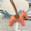 Handmade 187 Factory Rodeo Bag Charms No.17 Flamingo / Blue Atoll Lambskin
