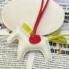 187 Factory Rodeo Bag Charms Price Blanc / Lime Lambskin No.4