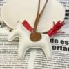UK London 187 Factory Rodeo Charms Lambskin Blanc / Rouge Casaque No.3