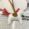 UK London 187 Factory Rodeo Charms Lambskin Blanc / Rouge Casaque No.3