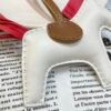 UK London 187 Factory Rodeo Charms Lambskin Blanc / Rouge Casaque No.3