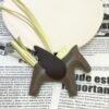 Full Handmade 187 Factory Rodeo Pegase Charm Lambskin Etoupe / Chocolate