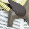 Full Handmade 187 Factory Rodeo Pegase Charm Lambskin Etoupe / Chocolate